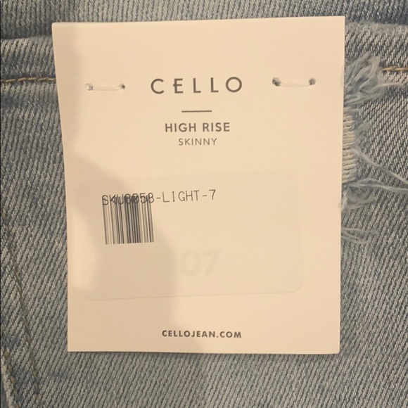 Cello High Rise Distressed Jeans - Picture 4 of 4